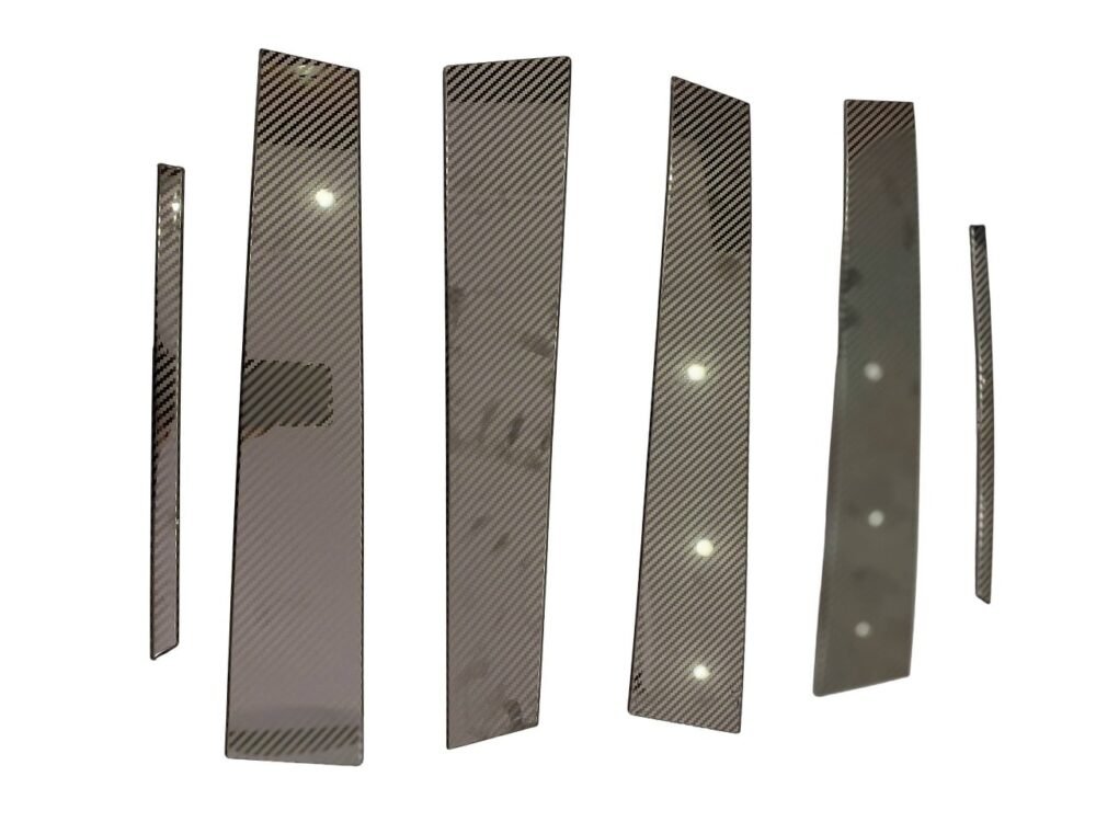 حلية قائم استانلس كاربون تويوتا كرولا 2008\2013