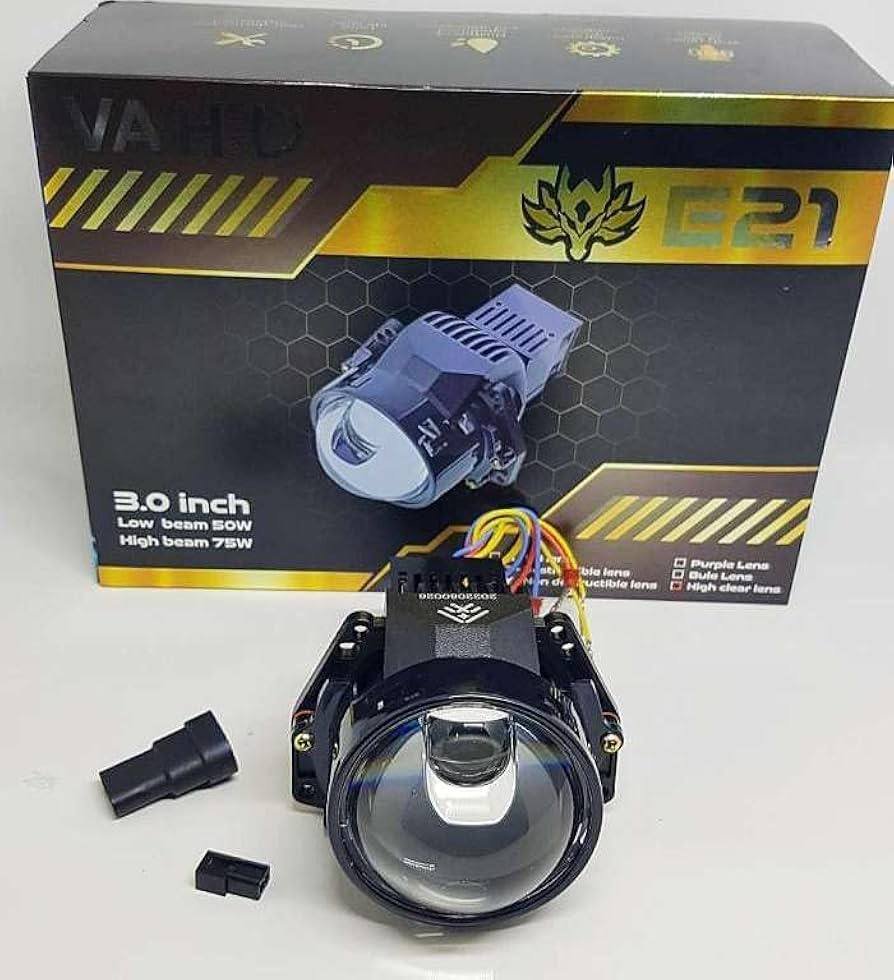طقم عدسات E21 VAHID LOW BEAM 50W /HIGH BEAM 75W