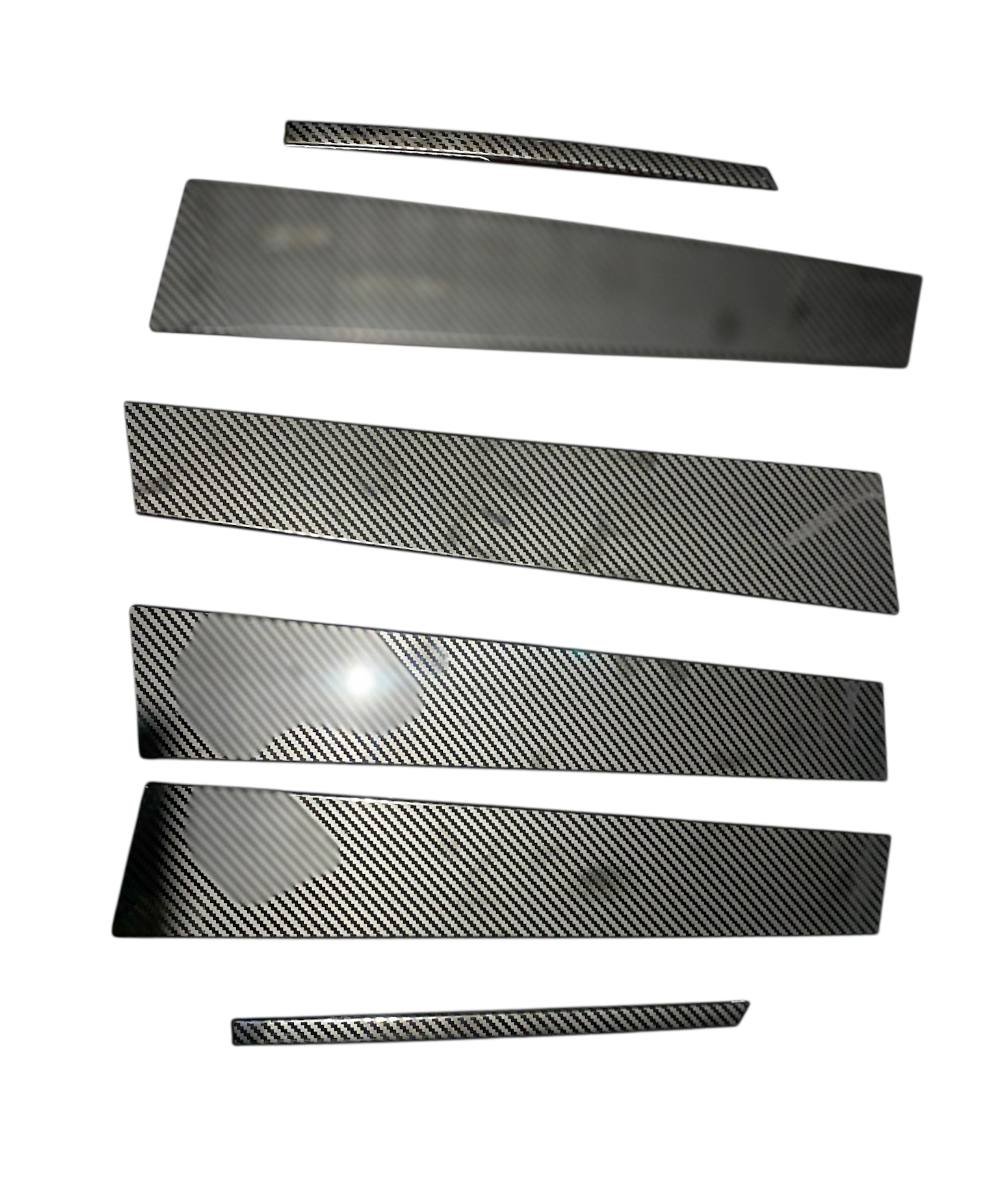 حلية قائم استانلس كاربون  تويوتا كرولا 2014