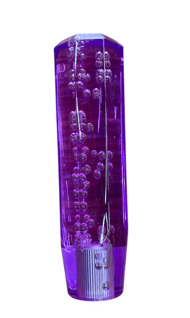 مقبض فتيس الوان زجاج شفاف طويل