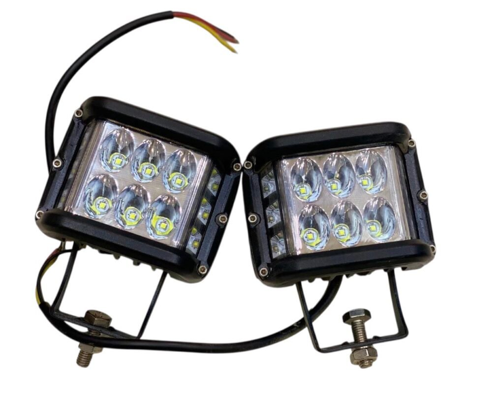 فانوس ليد تعديل على شكل مربع 6 عيون