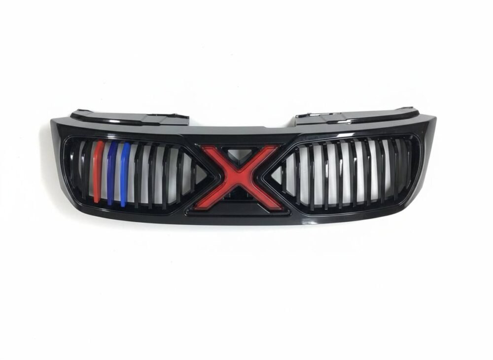 شبكة شرائح دبابة على حرف اكس