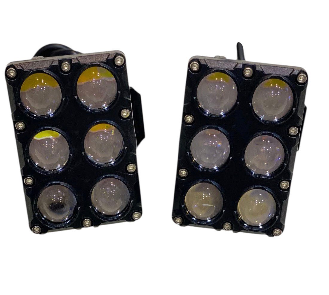 فانوس ليد تعديل 6 عيون