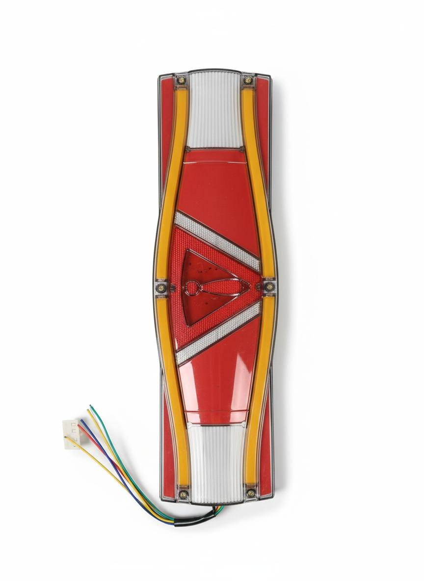 طقم فانوس خلفي مثلث عريض